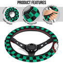 Tanjiro Demon Slayer Premium Car Steering Wheel Cover Style 1 Nearkii
