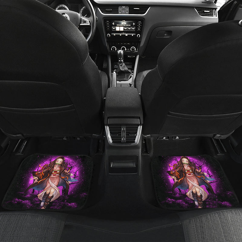 Nezuko Moonlight Car Floor Mats Anime Car Accessories Nearkii