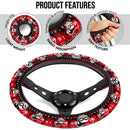 Harley Quinn Christmas Premium Custom Car Steering Wheel Cover Nearkii