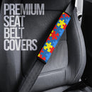 Autism Puzzle Premium Custom Car Seat Belt Covers Nearkii