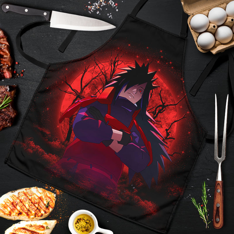 Uchiha Madara Moonlight Custom Apron Best Gift For Anyone Who Loves Cooking