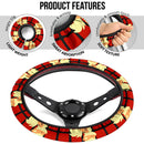Arcanine Partern Pokemon Premium Car Steering Wheel Cover
