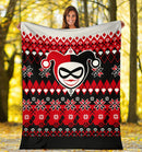 Harley Quinn Ugly Christmas Custom Blanket Home Decor Nearkii
