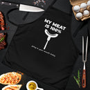 My Meat Is 100% Custom Apron Gift for Cooking Guys Nearkii
