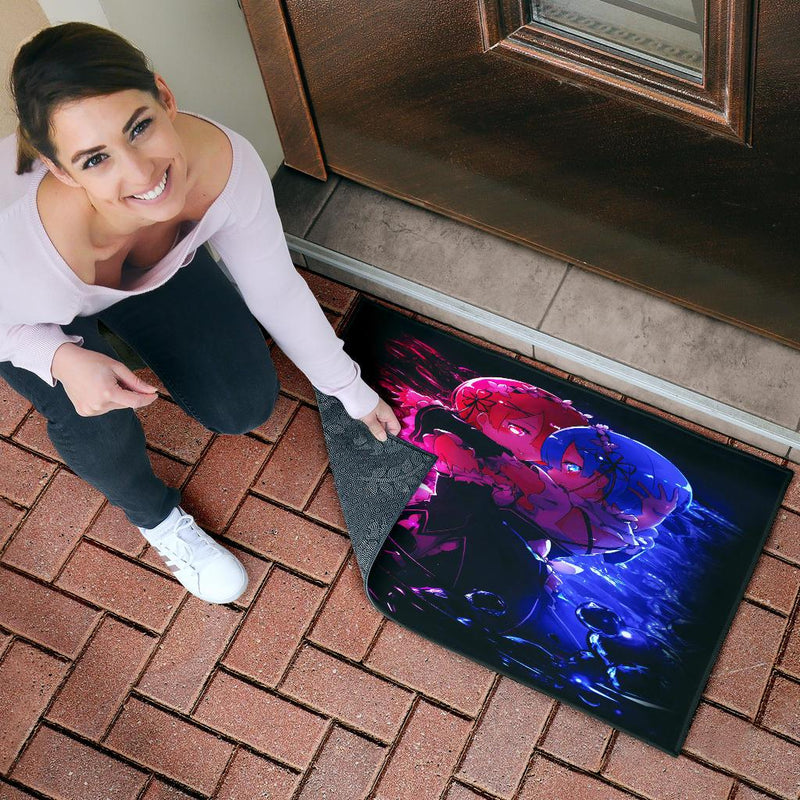 Rem And Ram Rezero Doormat Nearkii
