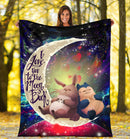 Totoro Ghibli Snorlax Pokemon Love You To The Moon Galaxy Blanket Nearkii