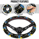 Stitch Love Moon And Back Premium Car Steering Wheel Cover Nearkii