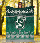 Harry Potter Slytherin Ugly Christmas Custom Blanket Home Decor Nearkii