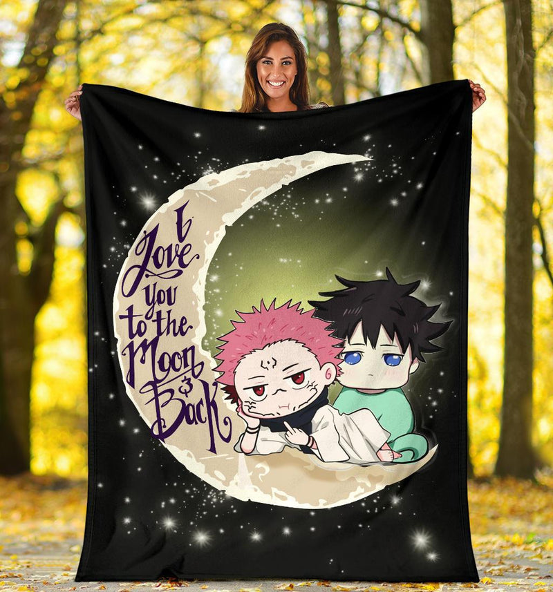 Jujutsu Kaisen Megumi Sukuna Chibi Cute Anime Premium Blanket Nearkii