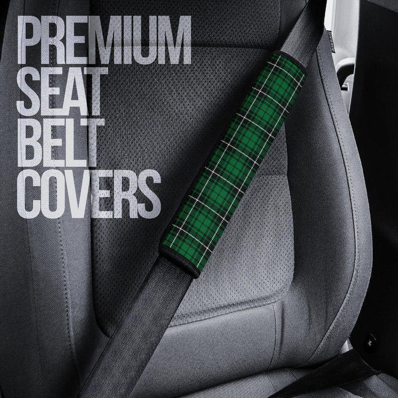 Caro Green Black Premium Custom Car Seat Belt Covers Nearkii