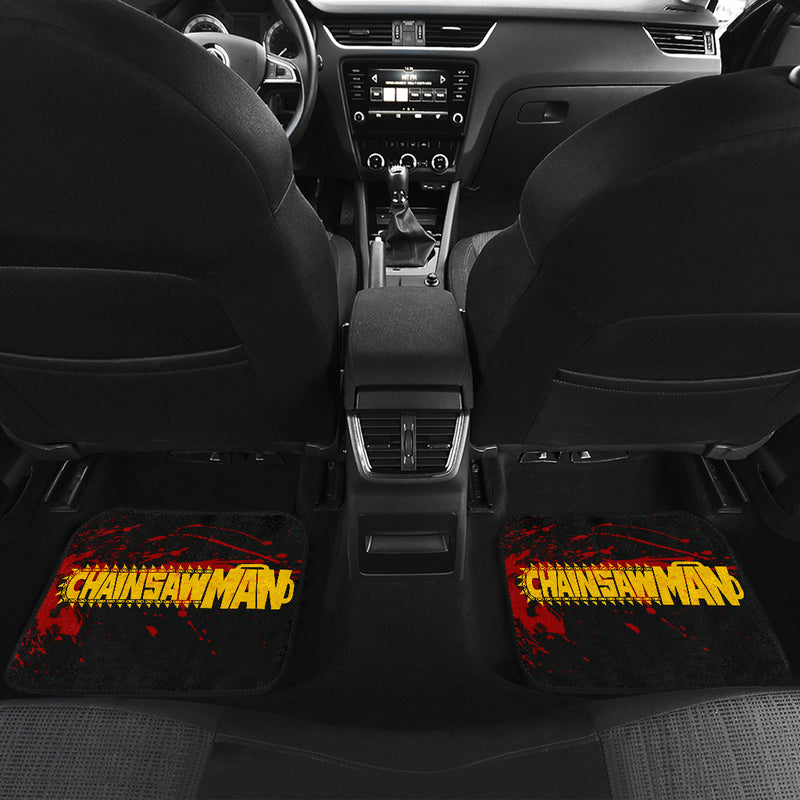 Chainsaw Man Denji X Power Car Floor Mats Car Accessories Nearkii