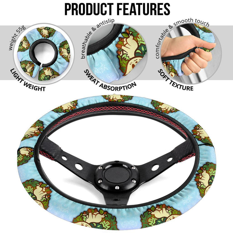 Leafeon Pokemon Car Steering Wheel Cover Nearkii