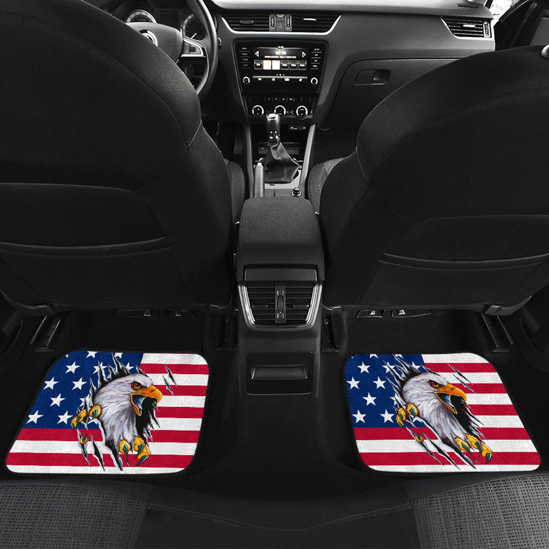 Bald Eagle USA Flag Car Floor Mats Car Accessories Nearkii