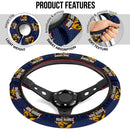 Jurassic Park Christmas Premium Custom Car Steering Wheel Cover Nearkii