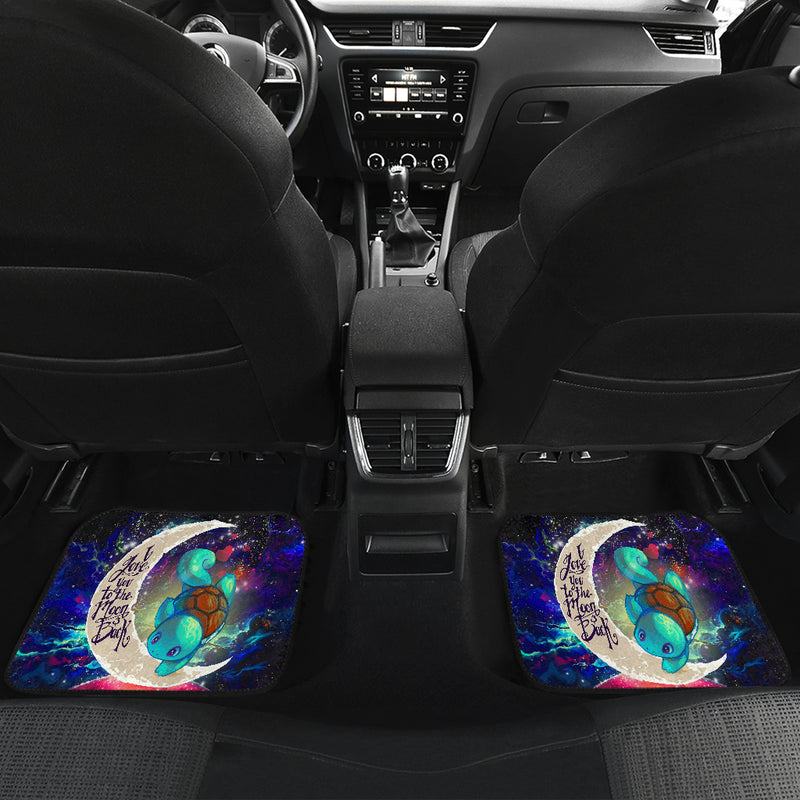 Squirtle Pokemon Love You To The Moon Galaxy Car Floor Mats Car Accessories Nearkii