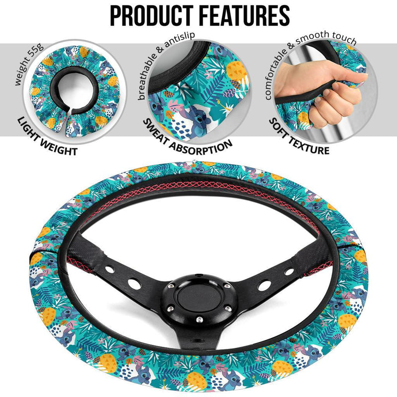 Stitch Hawaii Custom Car Steering Wheel Cover Nearkii