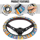 Forky Toy Story Premium Car Steering Wheel Cover