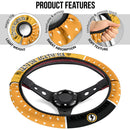 Kimetsu No Yaiba Zenitsu Agatsuma Car Steering Wheel Cover Nearkii