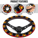 Thor Hammer Mjolnir Christmas Premium Custom Car Steering Wheel Cover Nearkii