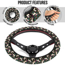Unicorn Art Pattern Premium Car Steering Wheel Cover Nearkii