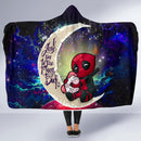 Chibi Deadpool Unicorn Toy Love You To The Moon Galaxy Economy Hooded Blanket Nearkii