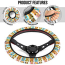Eevee Pokemon Car Steering Wheel Cover Nearkii