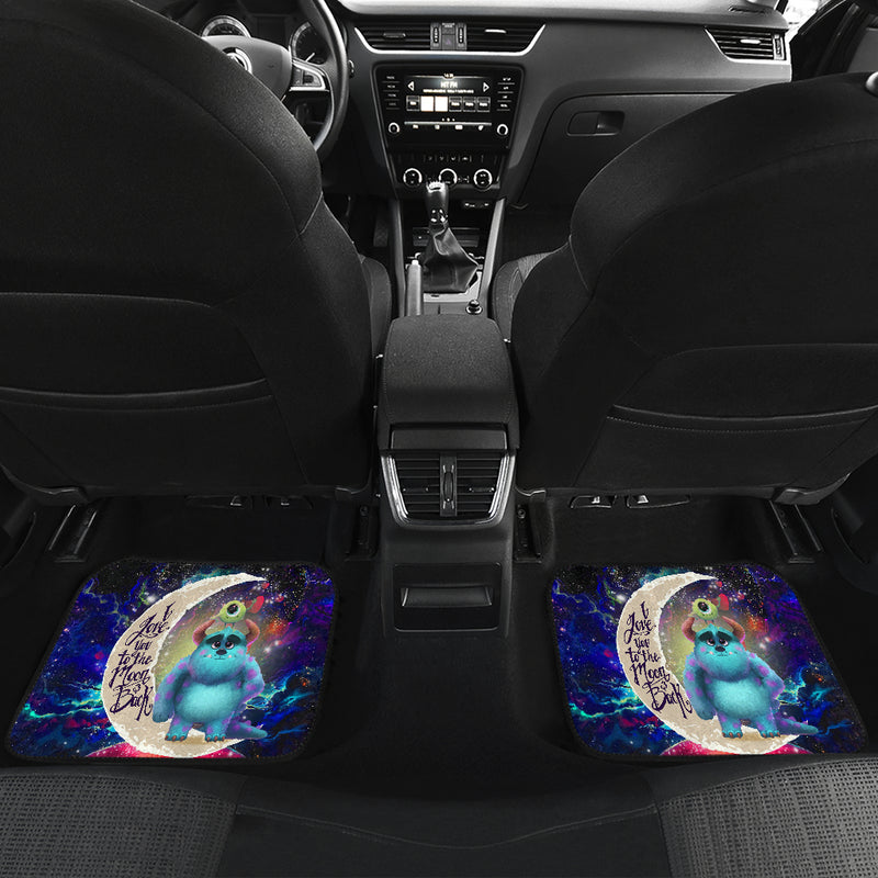 Monster Inc Sully And Mike Love You To The Moon Galaxy Car Floor Mats Car Accessories Nearkii