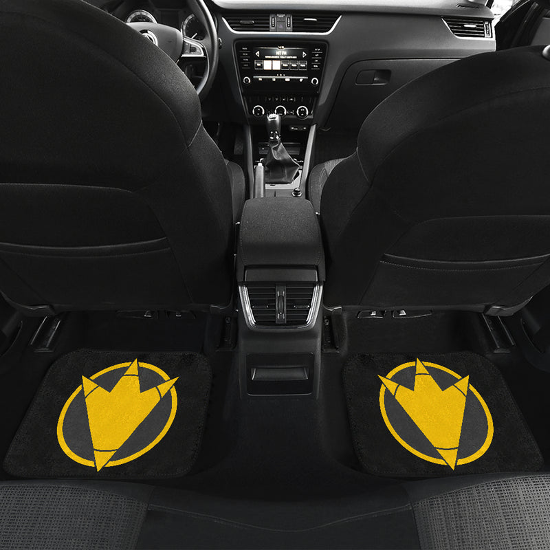 Black Dino Thunder Power Rangers Car Floor Mats Car Accessories Nearkii