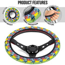 Vaporeon Pokemon Anime Custom Car Steering Wheel Cover Nearkii