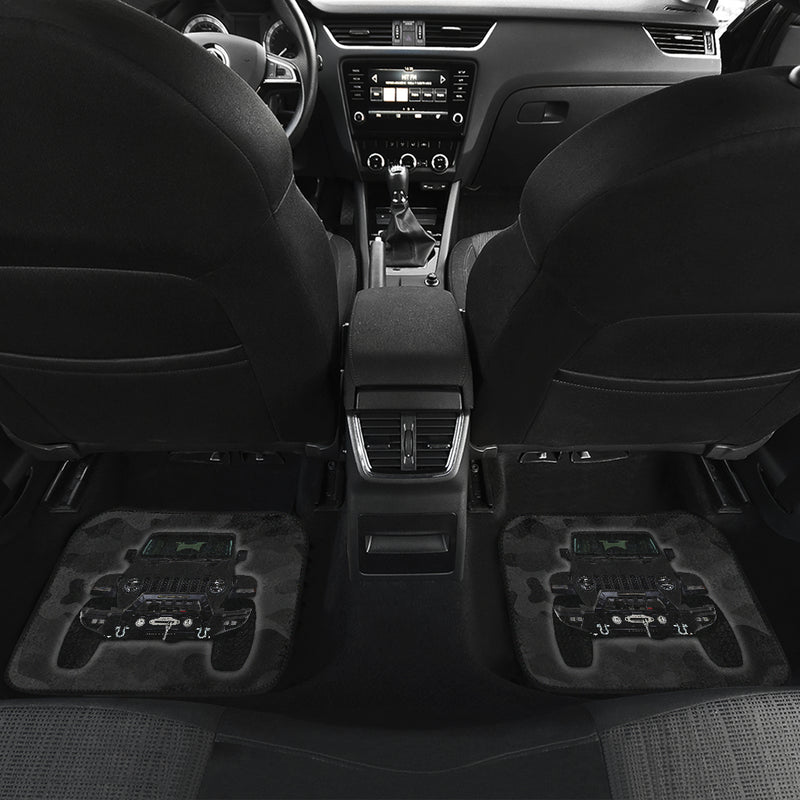 Black Jeep Camouflage Car Floor Mats Car Accessories Nearkii
