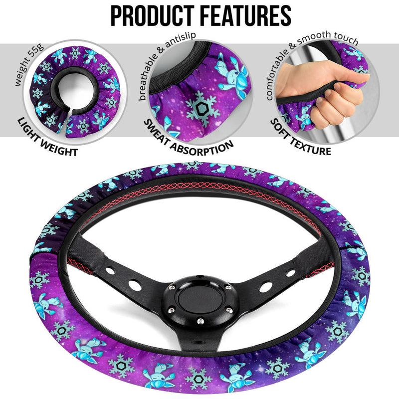 Pokemon Galaxy Glaceon Eevee Evolution Car Steering Wheel Cover Nearkii