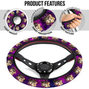 Kamado Tanjiro Rengoku Demon Slayer Anime Premium Custom Car Steering Wheel Cover 3 Nearkii