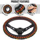Thor Hammer Mjolnir Art Christmas Premium Custom Car Steering Wheel Cover Nearkii