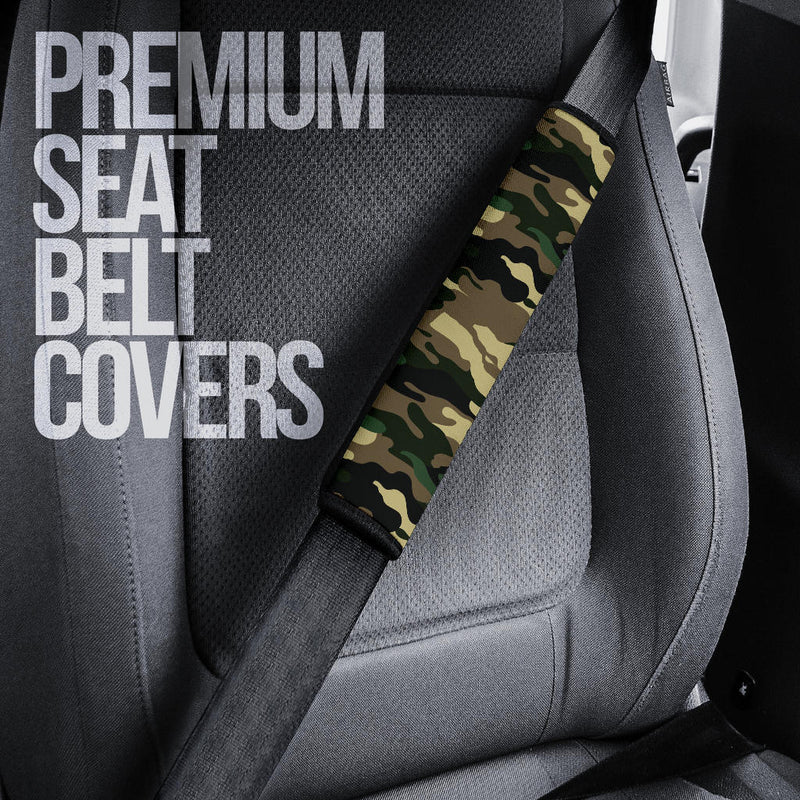 Military Camouflage Custom Car Seat Belt Covers Car Interior Accessories Perfect Gift Nearkii