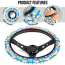 Hunter X Hunter Killua Zoldyck Lightning Anime Premium Custom Car Steering Wheel Cover Nearkii