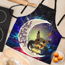 Pikachu Horro Love You To The Moon Galaxy 2 Custom Apron Best Gift For Anyone Who Loves Cooking