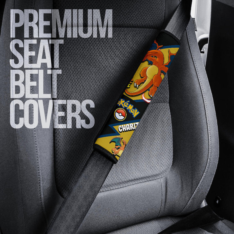 Charizard car seat belt covers Anime Pokemon Custom Car Accessories Nearkii