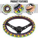 Lucario Pokemon Anime Custom Car Steering Wheel Cover Nearkii