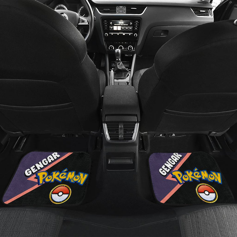 Gengar Car Floor Mats Custom Anime Pokemon Car Interior Accessories Nearkii