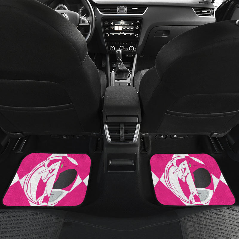 Mighty Morphin Power Rangers Pink Car Floor Mats Car Accessories Nearkii