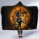Jack Skellington Nightmare Before Christmas Moonlight Economy Hooded Blanket Nearkii
