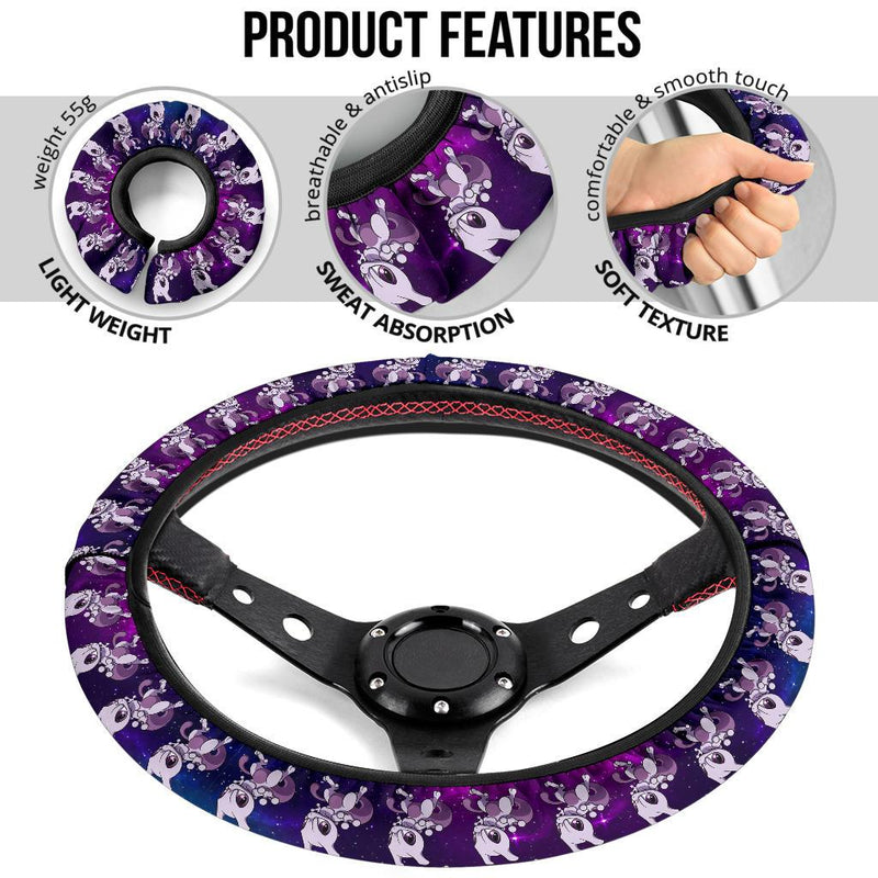 Mewtwo Pokemon Anime Custom Car Steering Wheel Cover Nearkii