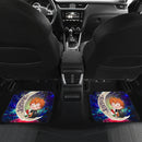 Cute Hinata Haikyuu Love You To The Moon Galaxy Car Mats Nearkii