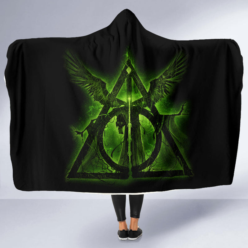 Harry Potter Symbol Moonlight Economy Hooded Blanket Nearkii