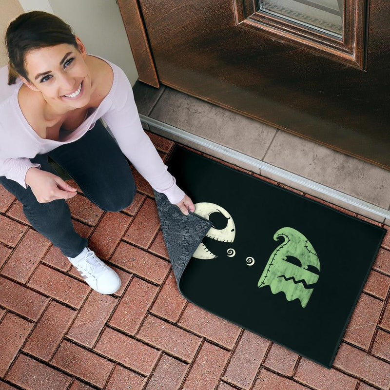 Pacman Jack Skellington Doormat Nearkii