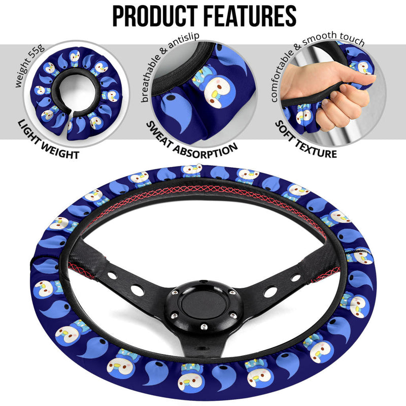 Pokemon Piplup Car Steering Wheel Cover