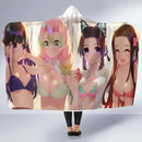 Kimetsu No Yaiba Girl Economy Hooded Blanket Nearkii
