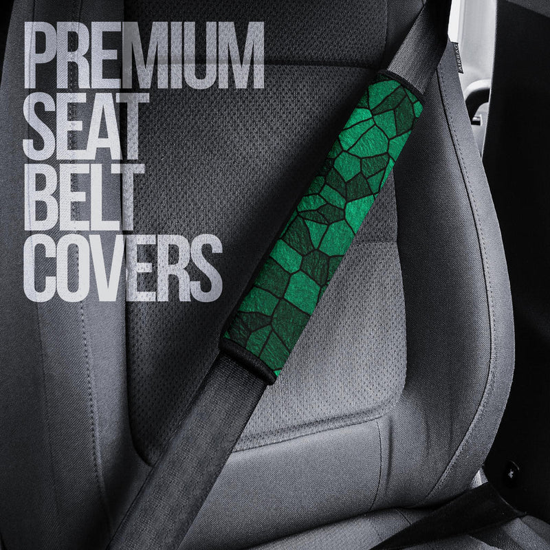 Green Wall Premium Custom Car Seat Belt Covers Nearkii