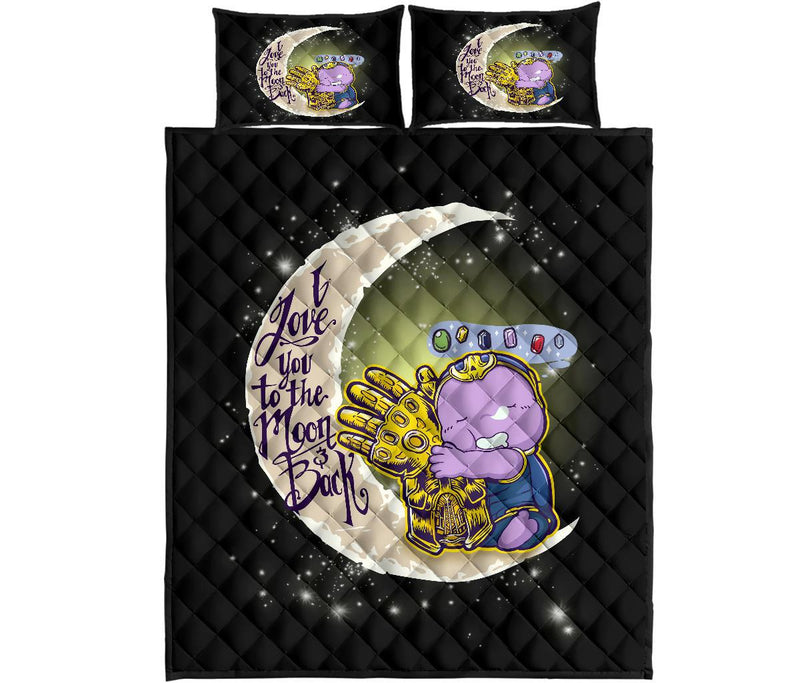 Cute Thanos To The Moon Quilt Bed Sets Nearkii