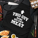 This Guy Rubs His Own Meat Custom Apron Best Gift For Anyone Who Loves Cooking